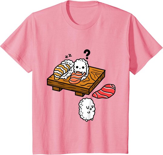 Sleep Walking Herren, Damen & Kinder Kawaii Sushi T-Shirt