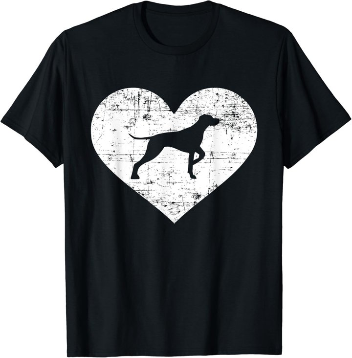 Deutsch Kurzhaar Herz T-Shirt