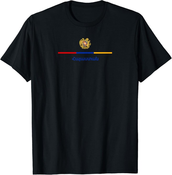 Armenien Wappen Logo Emblem Armenische Flagge Westasien Kultur T-Shirt