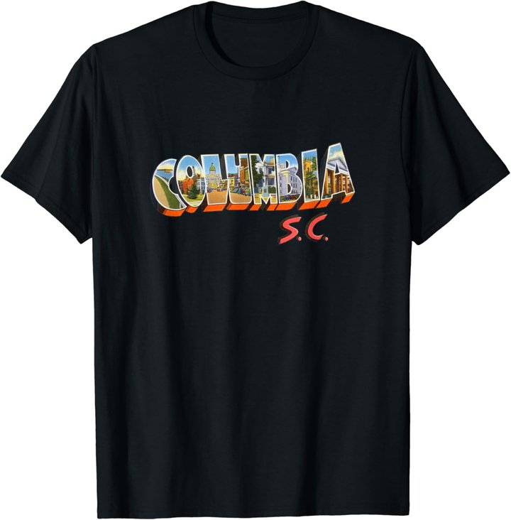 Columbia South Carolina SC Retro Vintage T-Shirt