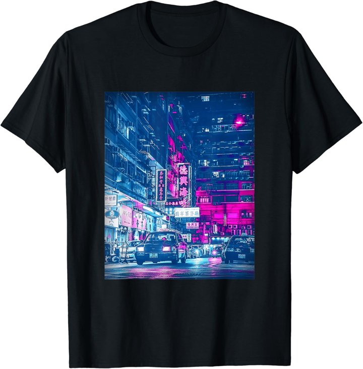 Aesthetic Cyber Vaporwave Style Dream Japan Tokyo Osaka T-Shirt