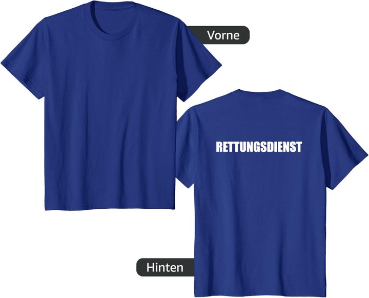 Rettungsdienst Herren Damen Kinder Rtw T-Shirt