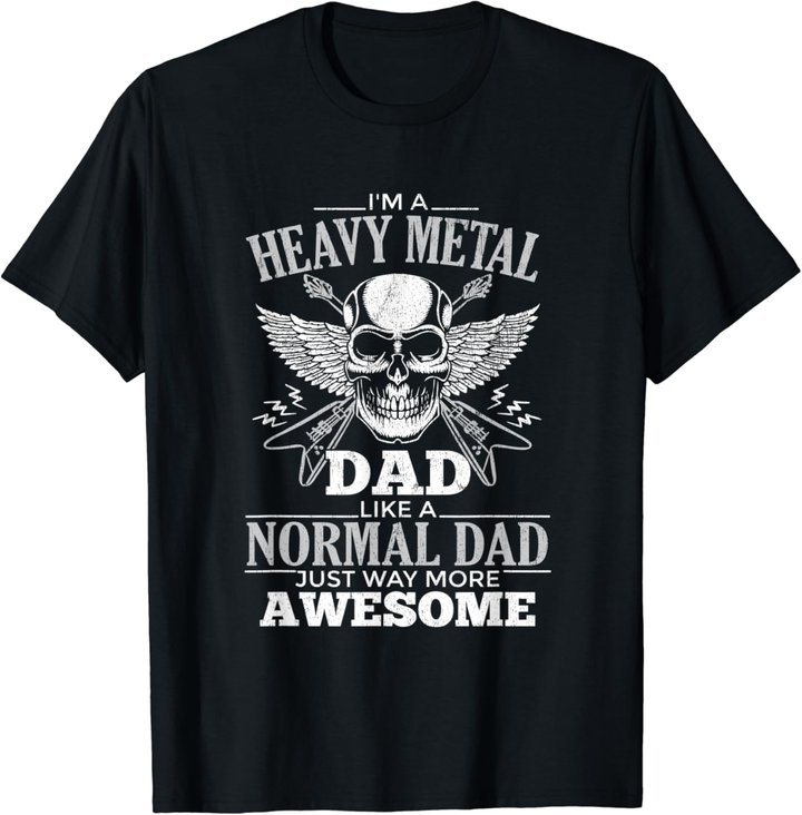 Heavy Metal Dad T-Shirt für Punk Rock Music Lover T-Shirt