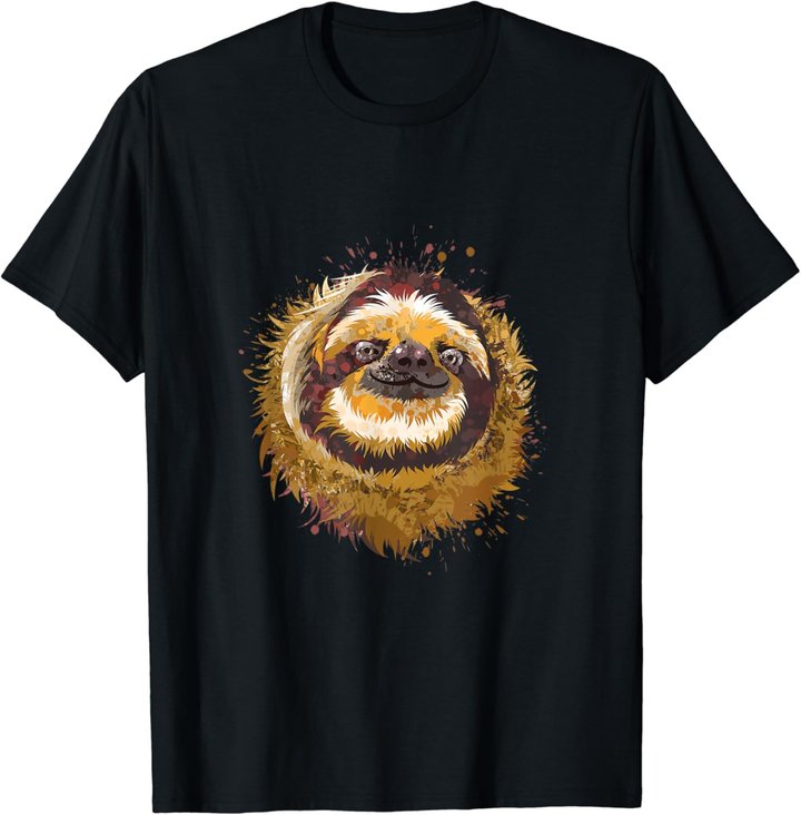 Faultier Shirt Damen Kinder Faultier Liebhaber Geschenk T-Shirt