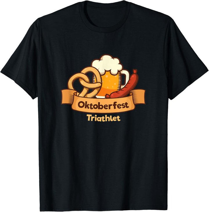 Herren Oktoberfest Outfit Brezel Bier Wurst Lederhose Dirndl Ersatz T-Shirt