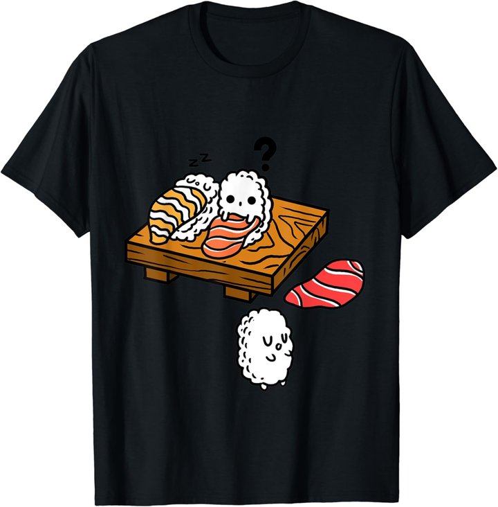 Sleep Walking Herren, Damen & Kinder Kawaii Sushi T-Shirt