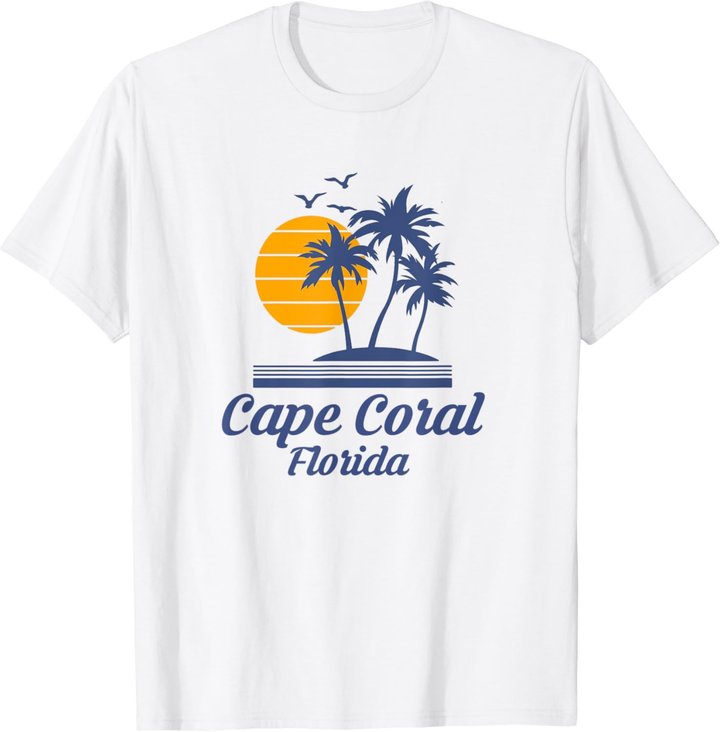 Cape Coral Florida FL City Beach Tourist T-Shirt