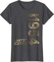 Februar 1954 Mann Frau 70. Geburtstag Limited Edition T-Shirt