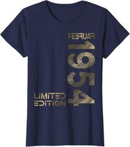 Februar 1954 Mann Frau 70. Geburtstag Limited Edition T-Shirt