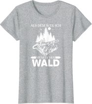 Aus Dem Weg Ich Muss In Den Wald Säge Motorsäge Holzfäller T-Shirt