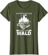 Aus Dem Weg Ich Muss In Den Wald Säge Motorsäge Holzfäller T-Shirt
