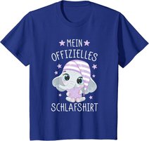 Schlafshirt Schlafanzug Pyjama Nachthemd Elefant T-Shirt