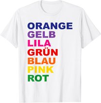 Regenbogen T-Shirt - Optische Täuschung T-Shirt T-Shirt