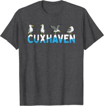 Cuxhaven Möwen Nordsee Moin Norddeutsch T-Shirt