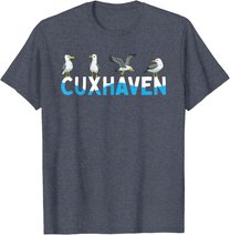 Cuxhaven Möwen Nordsee Moin Norddeutsch T-Shirt