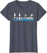 Cuxhaven Möwen Nordsee Moin Norddeutsch T-Shirt