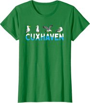 Cuxhaven Möwen Nordsee Moin Norddeutsch T-Shirt