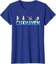 Cuxhaven Möwen Nordsee Moin Norddeutsch T-Shirt