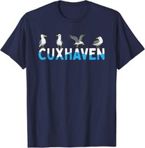 Cuxhaven Möwen Nordsee Moin Norddeutsch T-Shirt