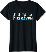 Cuxhaven Möwen Nordsee Moin Norddeutsch T-Shirt