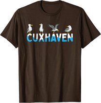 Cuxhaven Möwen Nordsee Moin Norddeutsch T-Shirt