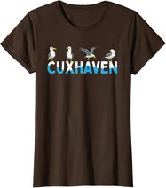 Cuxhaven Möwen Nordsee Moin Norddeutsch T-Shirt