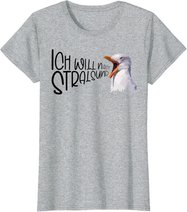 Stralsund Urlaub Ostsee Küste Möwe Norddeutsch Stralsund T-Shirt