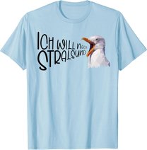 Stralsund Urlaub Ostsee Küste Möwe Norddeutsch Stralsund T-Shirt