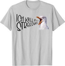 Stralsund Urlaub Ostsee Küste Möwe Norddeutsch Stralsund T-Shirt