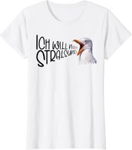Stralsund Urlaub Ostsee Küste Möwe Norddeutsch Stralsund T-Shirt