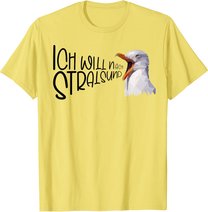 Stralsund Urlaub Ostsee Küste Möwe Norddeutsch Stralsund T-Shirt