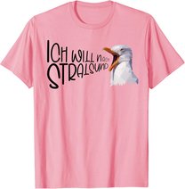 Stralsund Urlaub Ostsee Küste Möwe Norddeutsch Stralsund T-Shirt