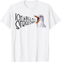 Stralsund Urlaub Ostsee Küste Möwe Norddeutsch Stralsund T-Shirt