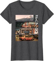 Ästhetischer Stil Vaporwave Japan 80er 90er Tokyo Osaka T-Shirt