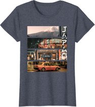 Ästhetischer Stil Vaporwave Japan 80er 90er Tokyo Osaka T-Shirt