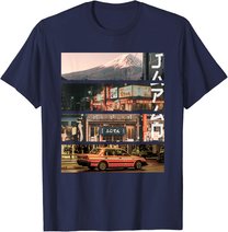 Ästhetischer Stil Vaporwave Japan 80er 90er Tokyo Osaka T-Shirt
