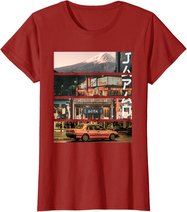 Ästhetischer Stil Vaporwave Japan 80er 90er Tokyo Osaka T-Shirt