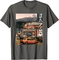 Ästhetischer Stil Vaporwave Japan 80er 90er Tokyo Osaka T-Shirt