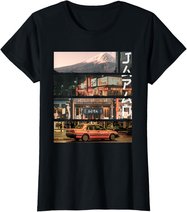 Ästhetischer Stil Vaporwave Japan 80er 90er Tokyo Osaka T-Shirt