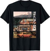 Ästhetischer Stil Vaporwave Japan 80er 90er Tokyo Osaka T-Shirt