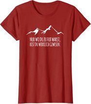 Cool Trekking Nordic Walking Pilgern Nur Wo Du Zu Fuss Warst T-Shirt