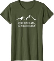 Cool Trekking Nordic Walking Pilgern Nur Wo Du Zu Fuss Warst T-Shirt