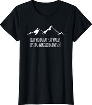Cool Trekking Nordic Walking Pilgern Nur Wo Du Zu Fuss Warst T-Shirt