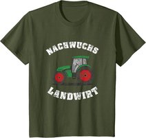 Nachwuchs Landwirt Traktor Kinder Trecker Shirt