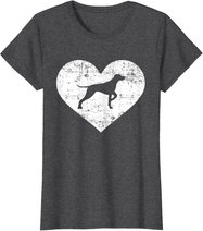Deutsch Kurzhaar Herz T-Shirt