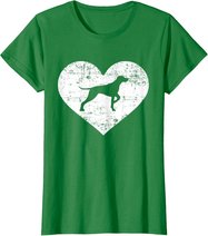 Deutsch Kurzhaar Herz T-Shirt