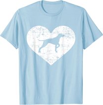 Deutsch Kurzhaar Herz T-Shirt