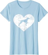 Deutsch Kurzhaar Herz T-Shirt