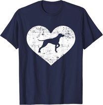 Deutsch Kurzhaar Herz T-Shirt