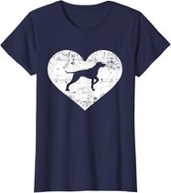 Deutsch Kurzhaar Herz T-Shirt